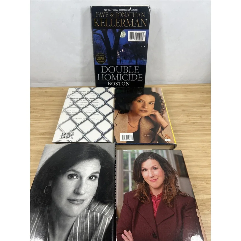 Jonathan & Faye Kellerman Mystery Thriller Hardcover Books w/ DJ Lot‎ (5)